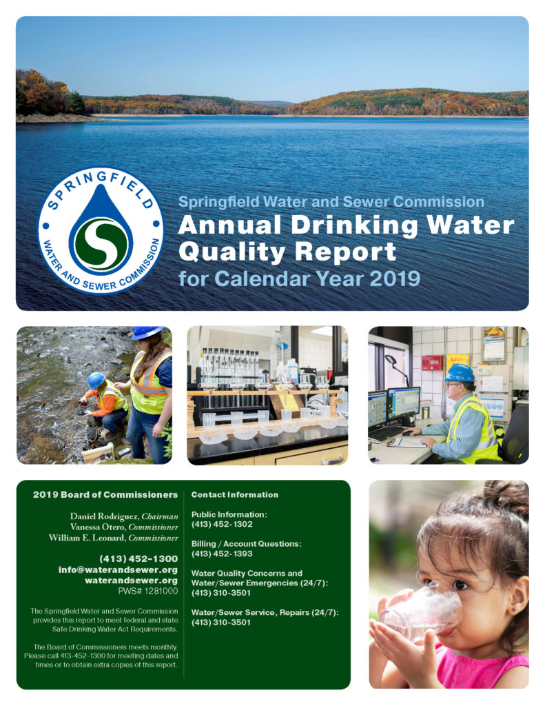 Cover to the 2019 Annual Drinking Water Quality Report